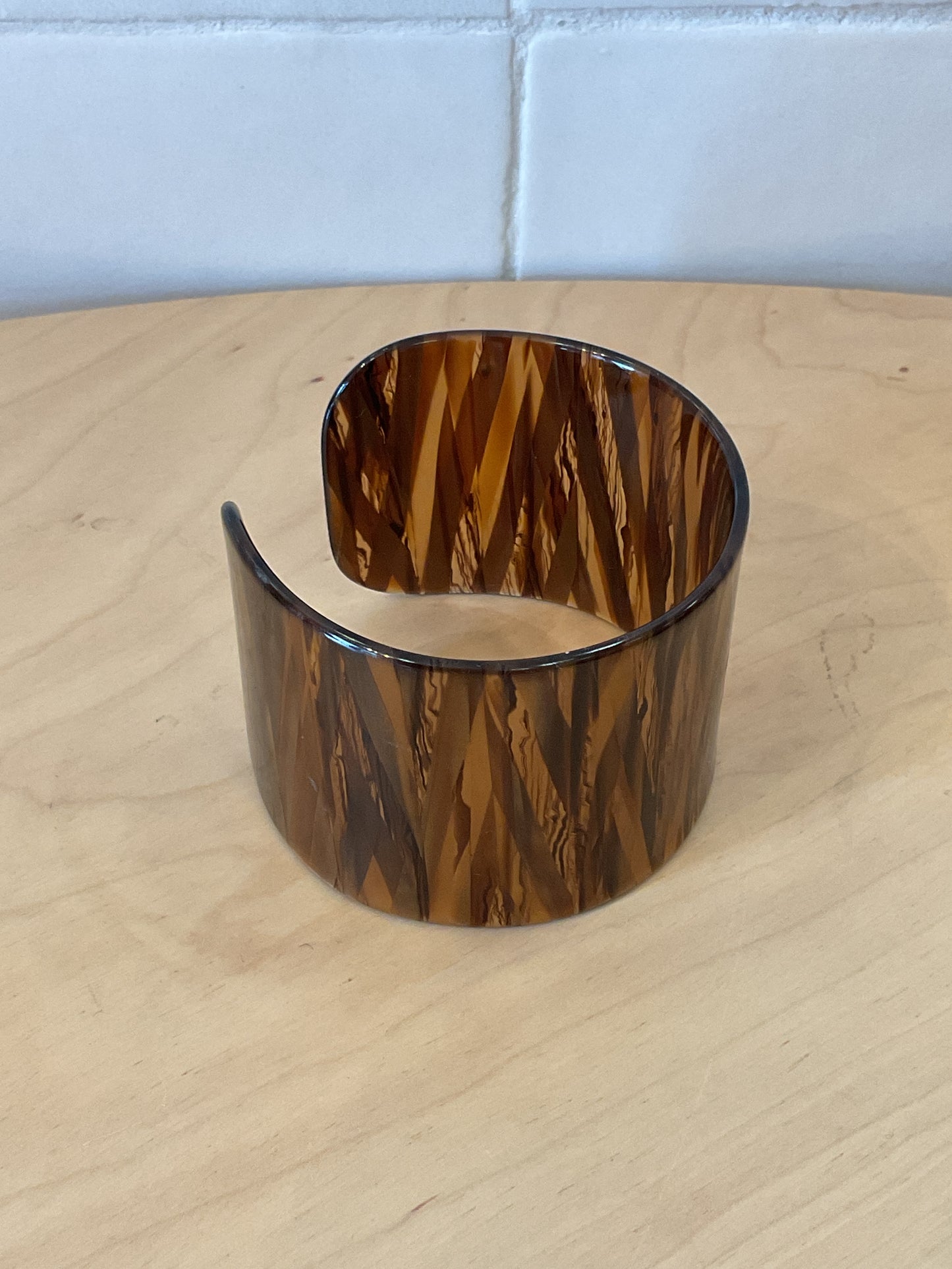 Rosie XL Bracelet Acetate brown