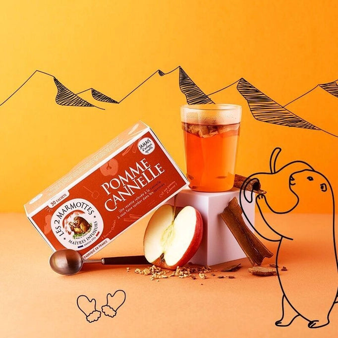 LES 2 MARMOTTES INFUSION POMME CANNELLE (Apple & Cinnamon)