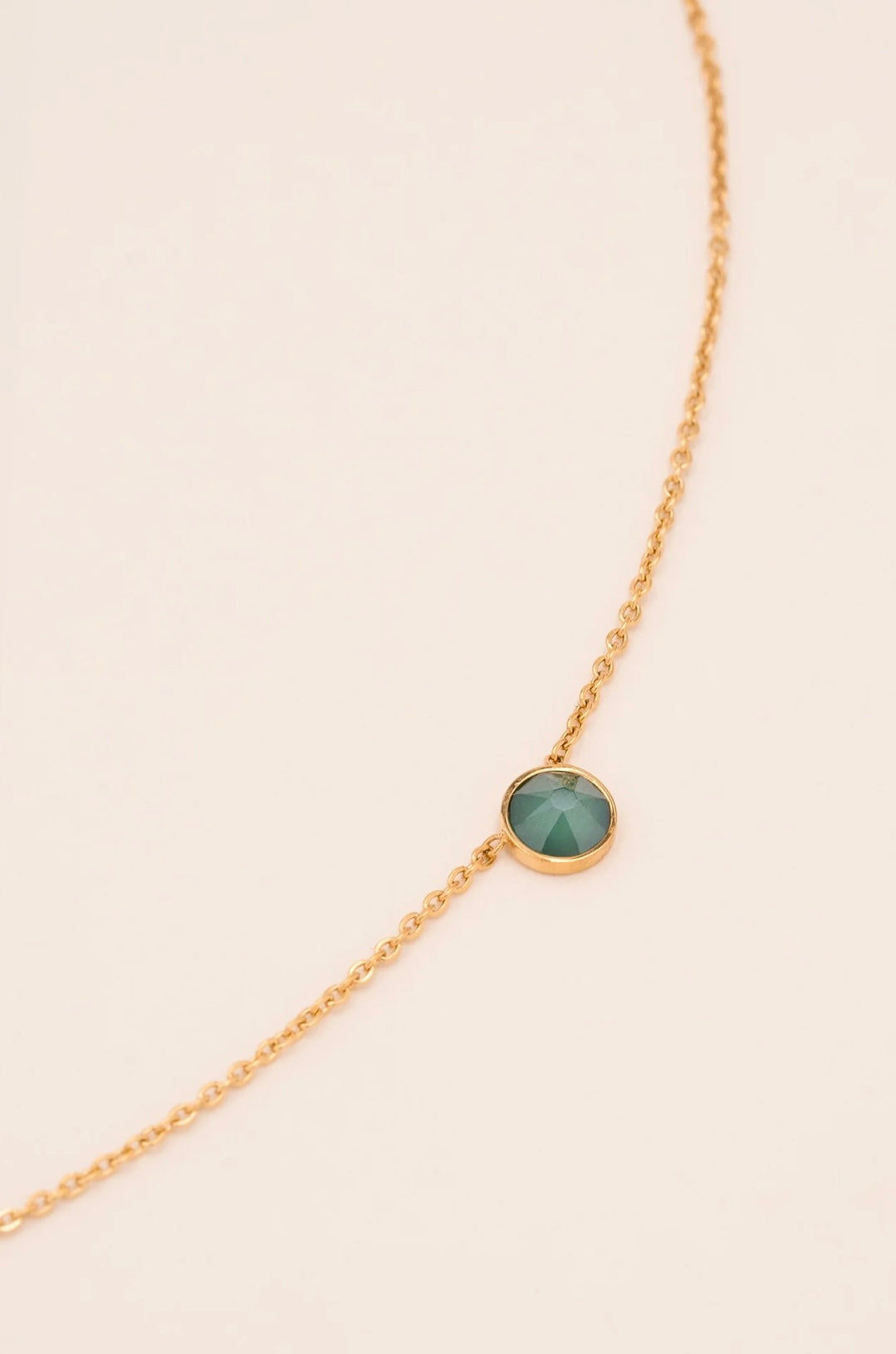 Sohan Necklace Gold Swarovski Crystal