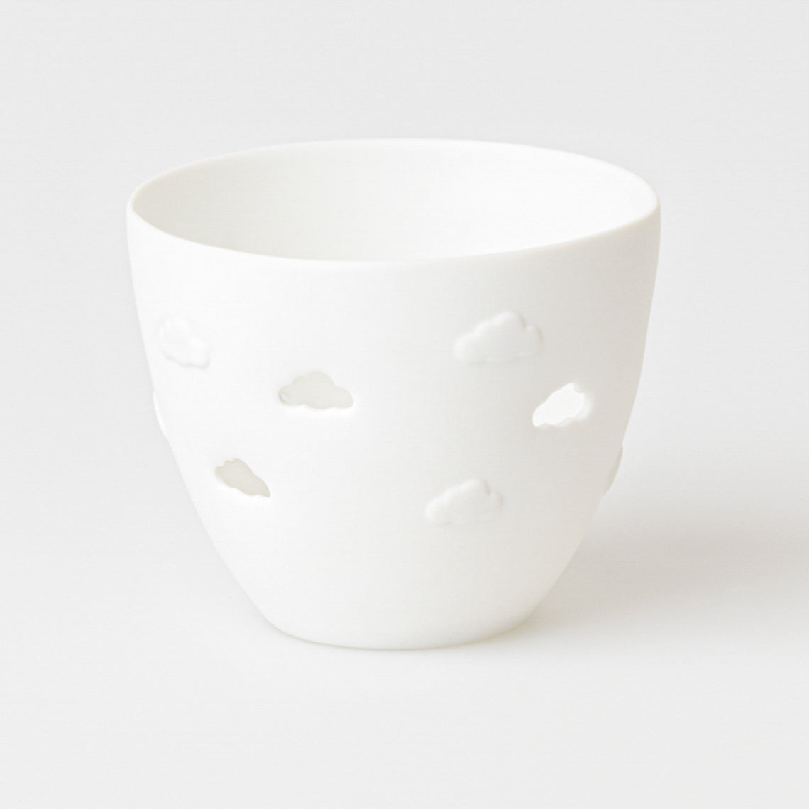 Mini Poetry light angel Tealight holder gold porcelain