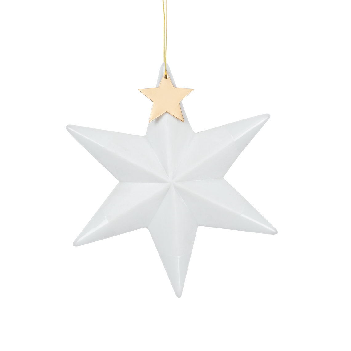 Star gold Ornament Porcelain