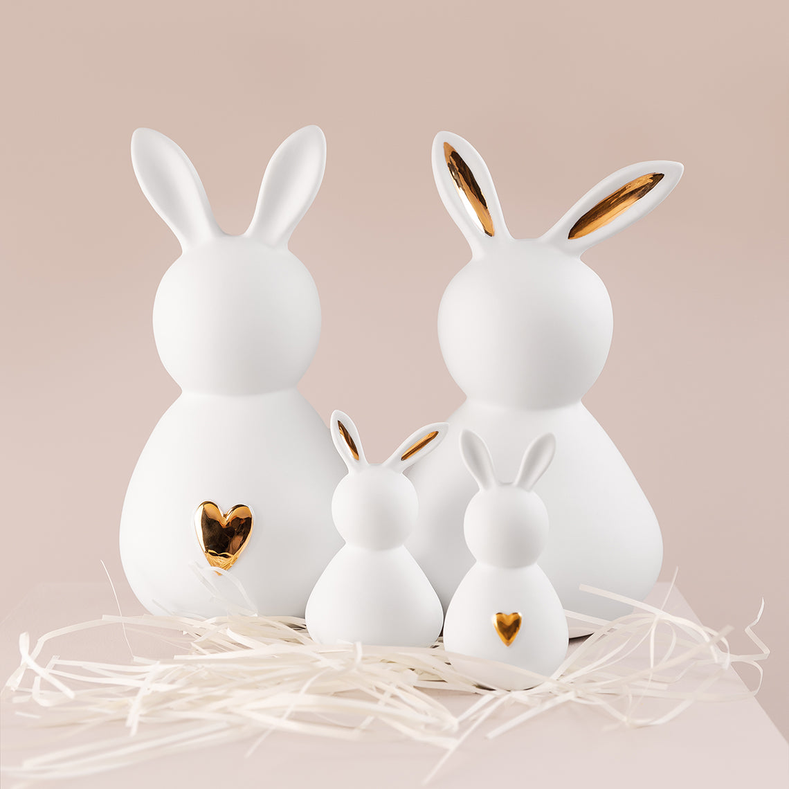 Easter Big bunny Golden Heart 11.42 “