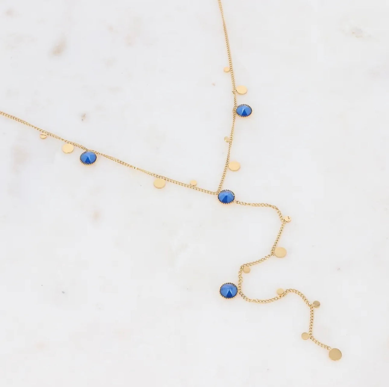 Khalissa Y Necklace Gold