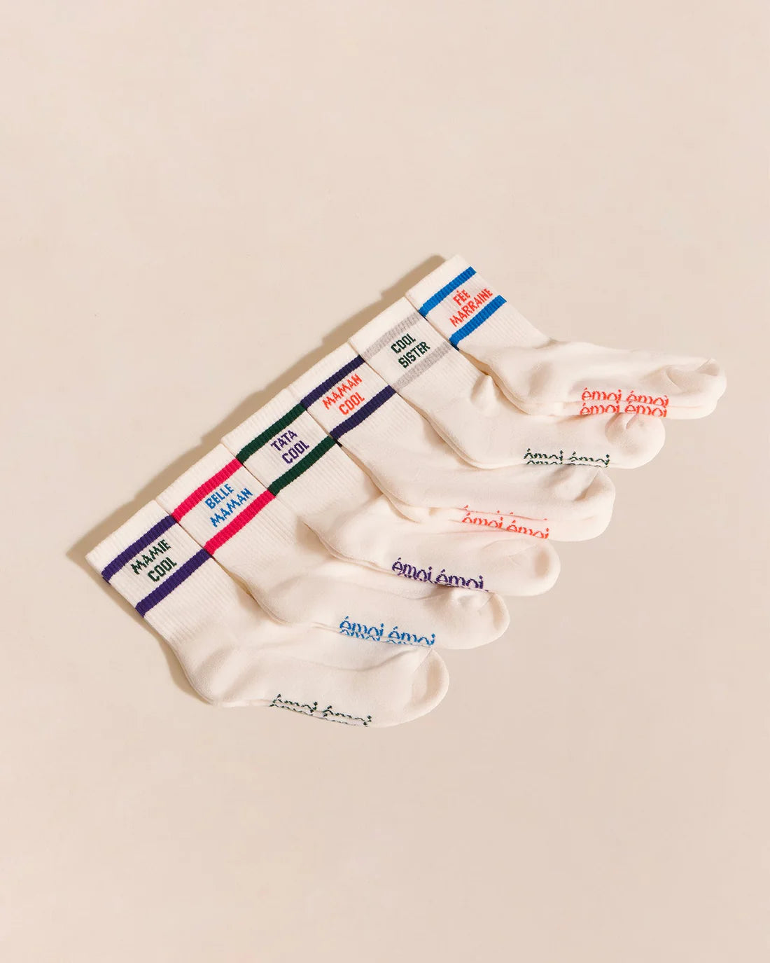 Socks “Maman Cool” White