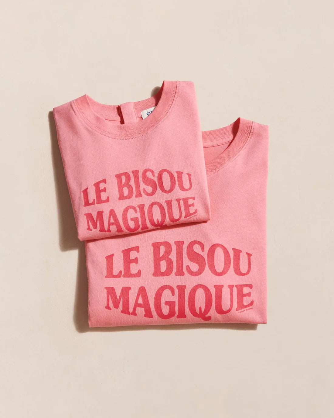 Jimmy Tee-Shirt “Le Bisou Magique” Raspberry