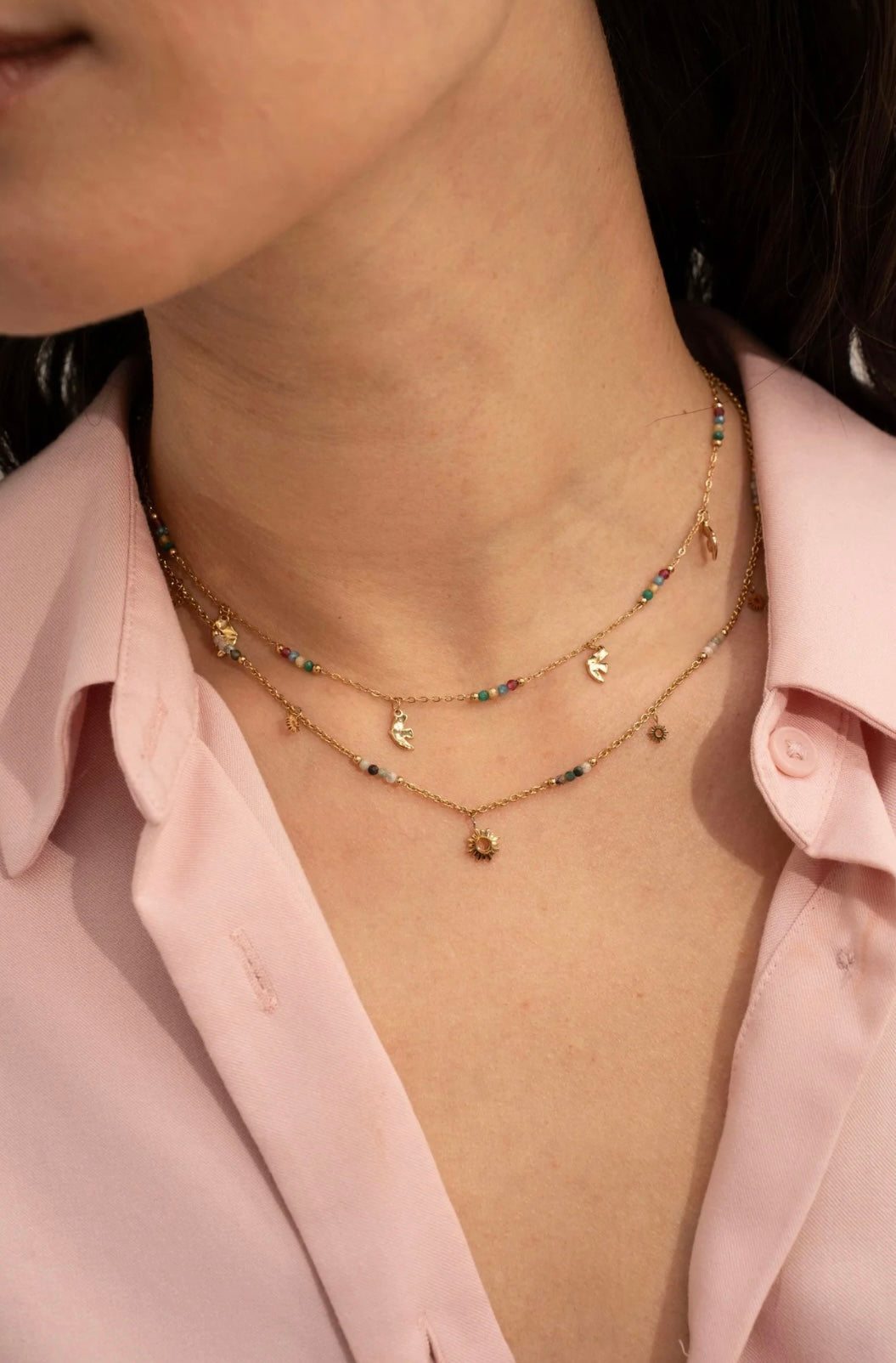 Themia Necklace Gold