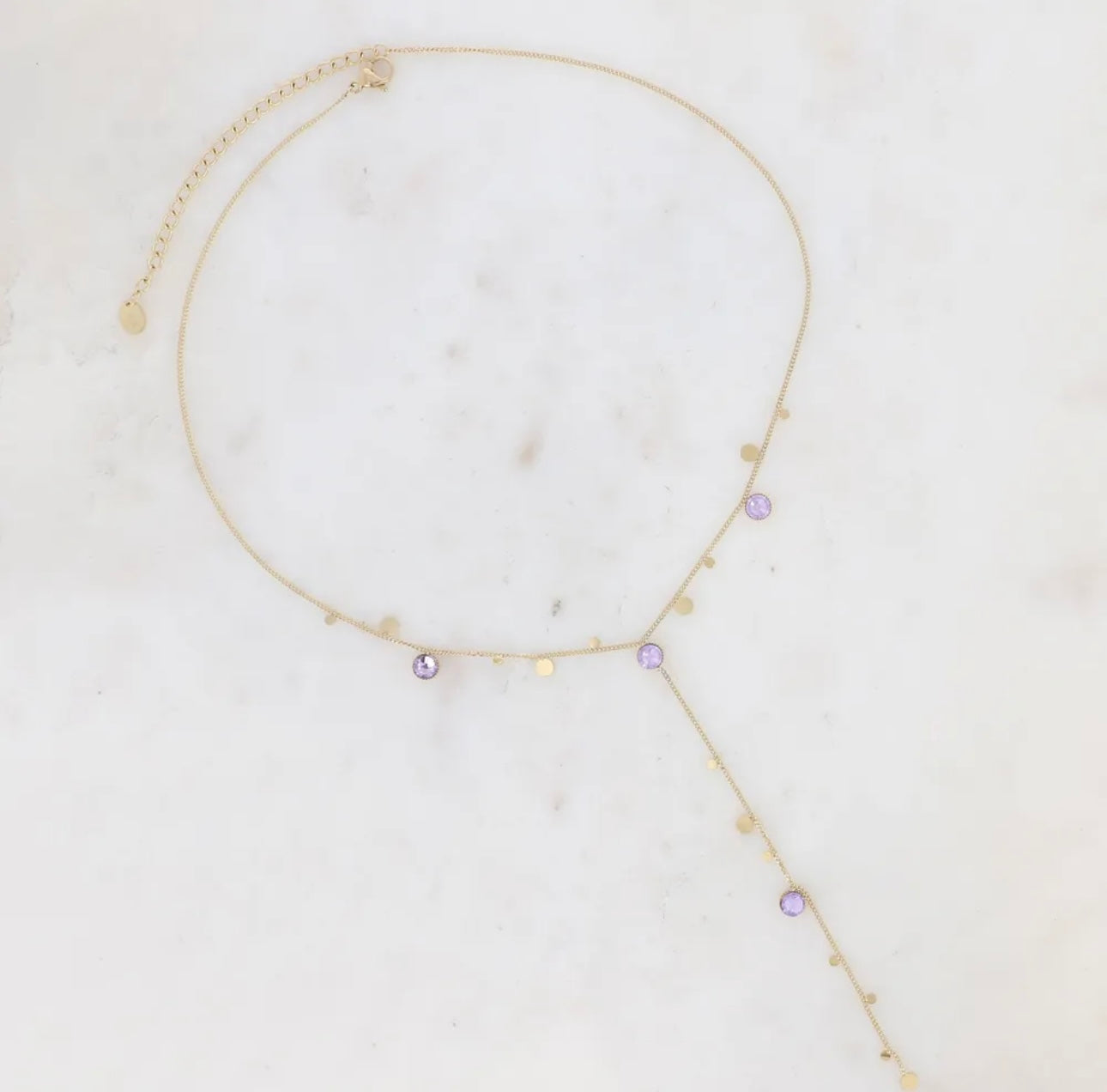 Khalissa Y Necklace Gold