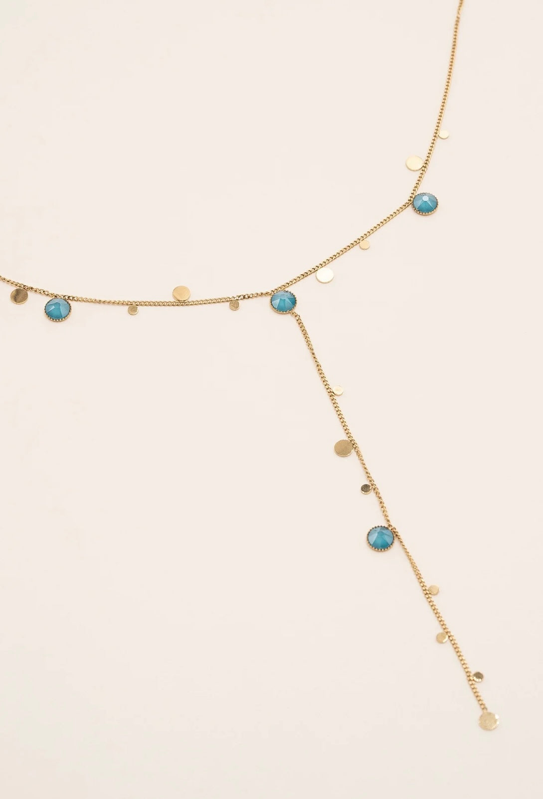 Khalissa Y Necklace Gold
