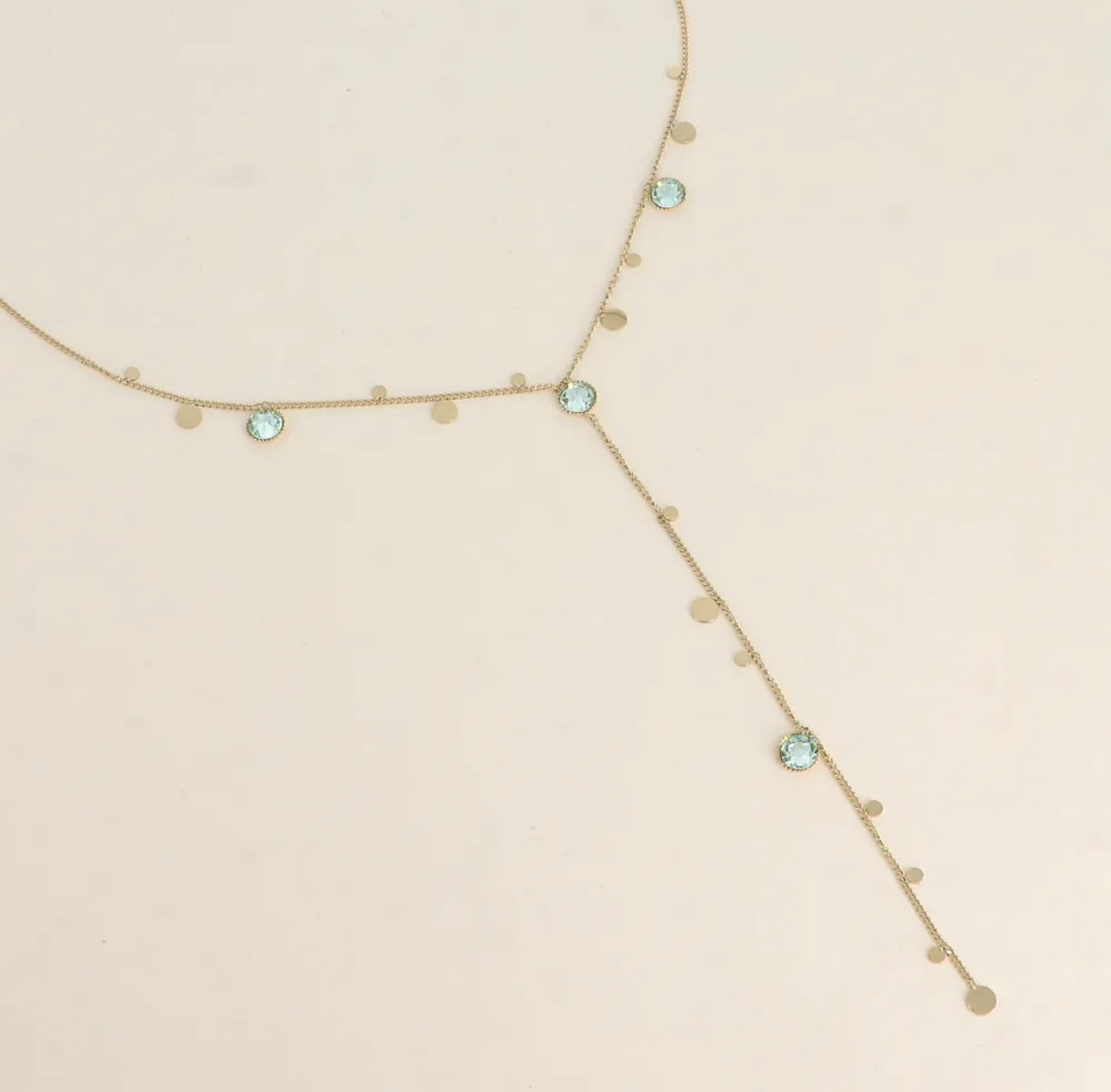 Khalissa Y Necklace Gold