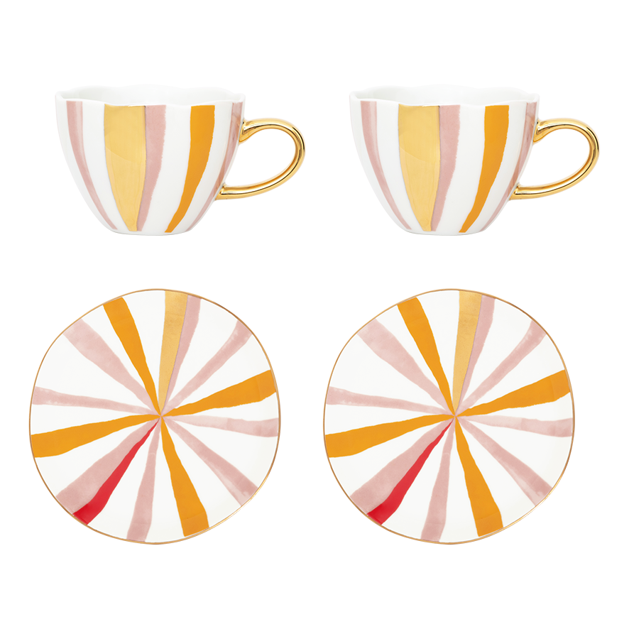 MUG TEA 107793 GIFT BOX Joyful Stripes