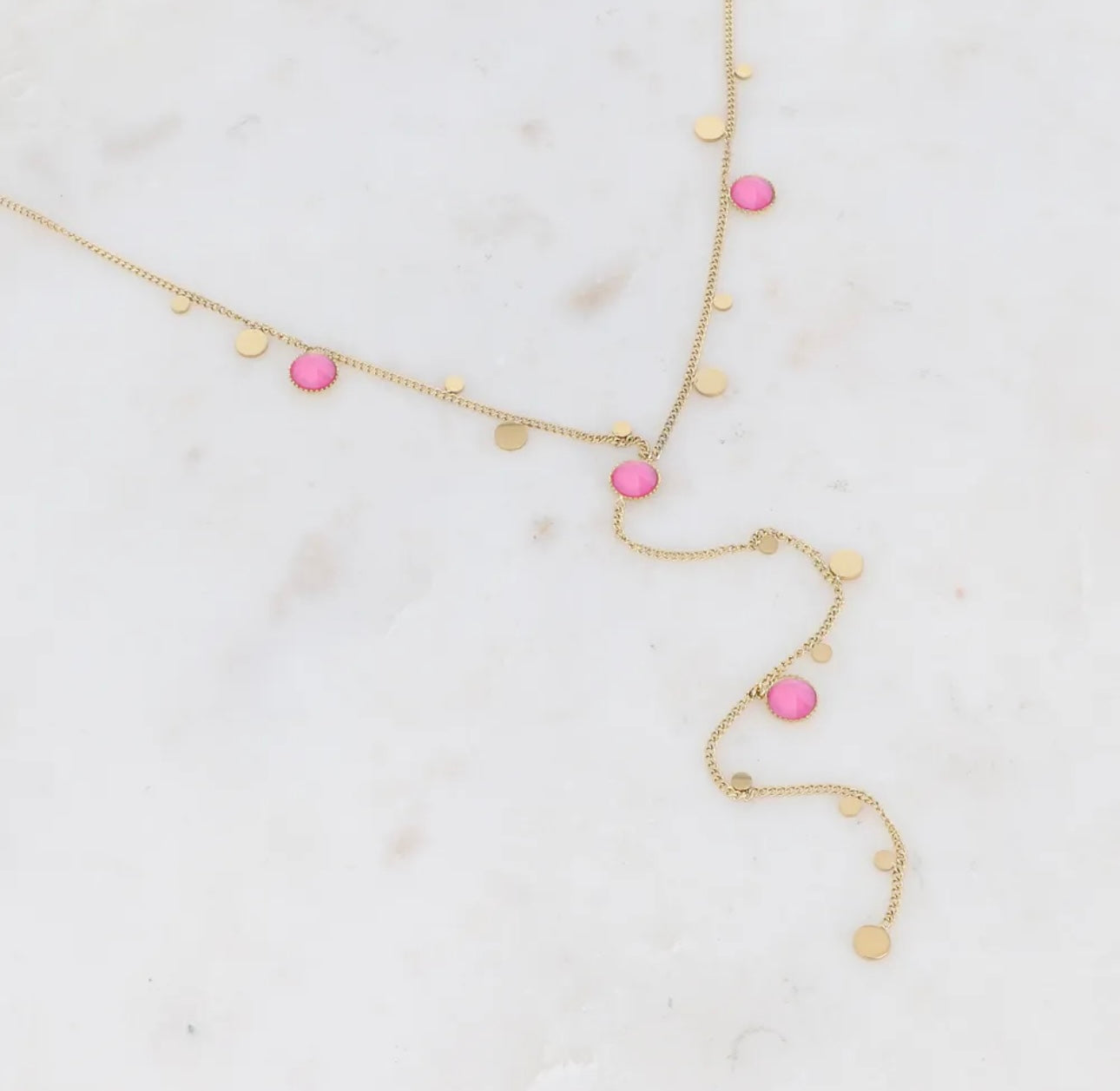 Khalissa Y Necklace Gold