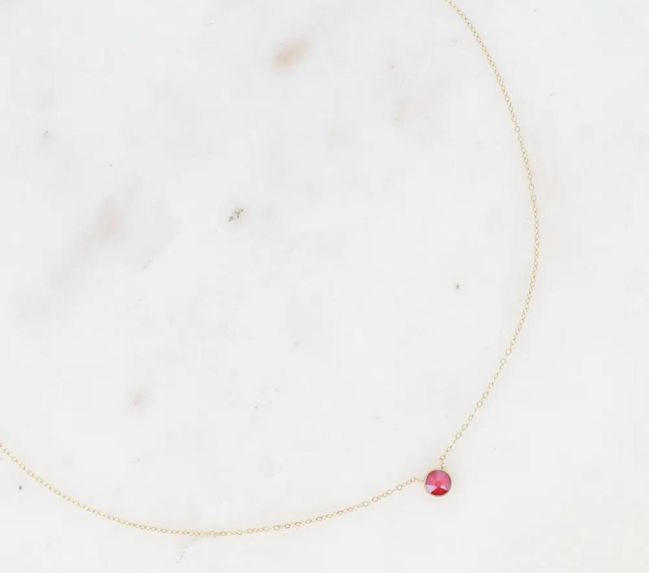 Sohan Necklace Gold Swarovski Crystal