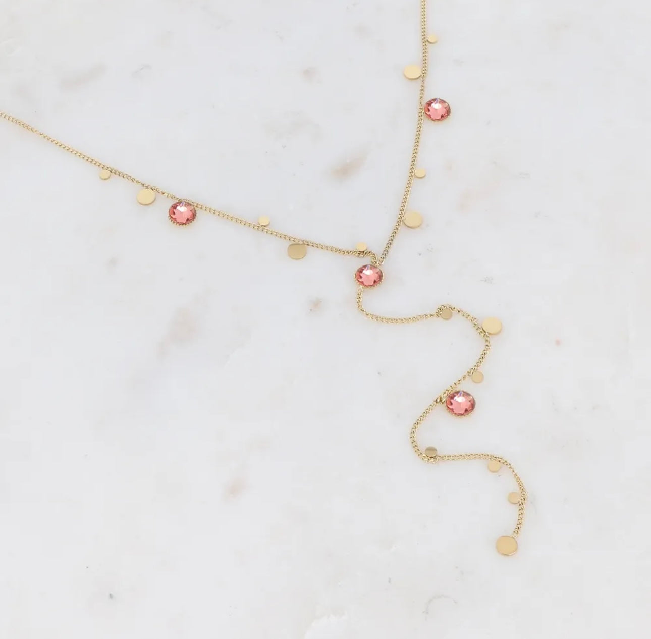 Khalissa Y Necklace Gold