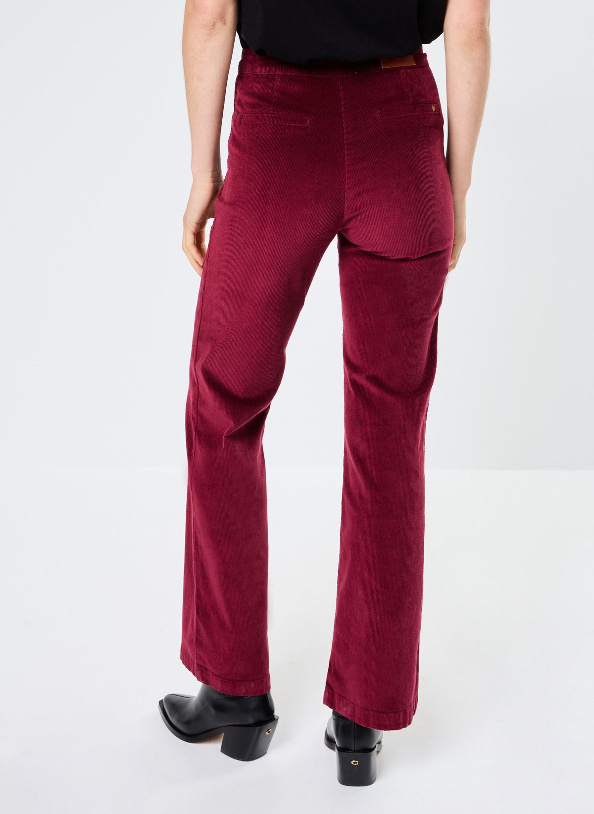 Paulie Velvet Pants Raspberry