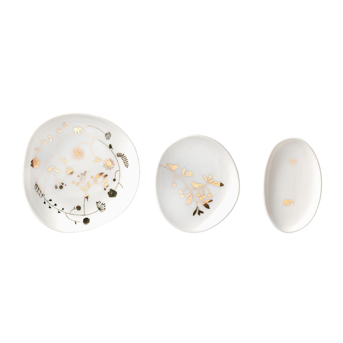 Wonderland Mini Bowl Garden Flowers - Set Of 3 - R14386