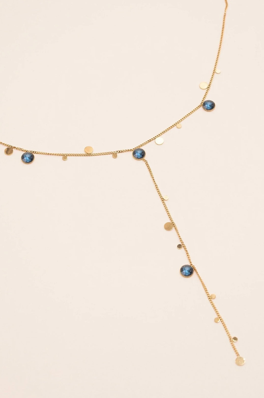Khalissa Y Necklace Gold