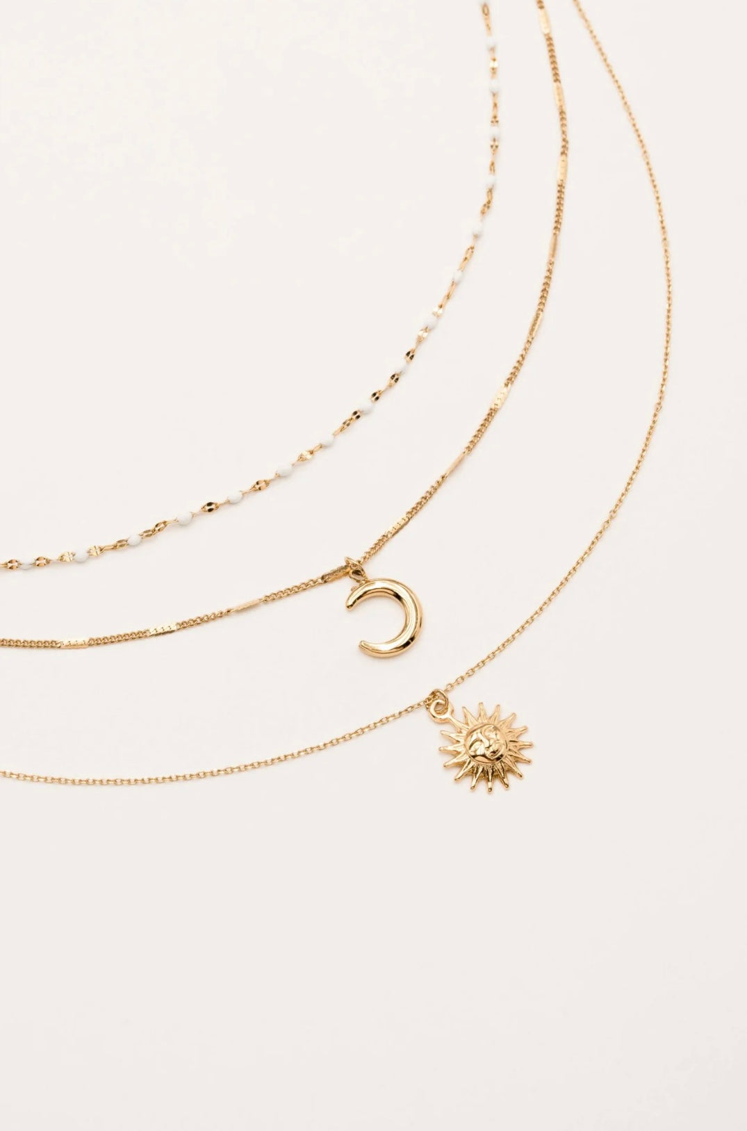 Callia Moon Necklace gold