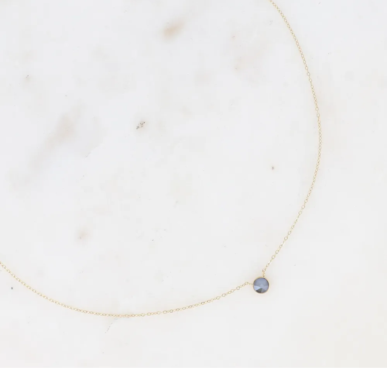 Sohan Necklace Gold Swarovski Crystal