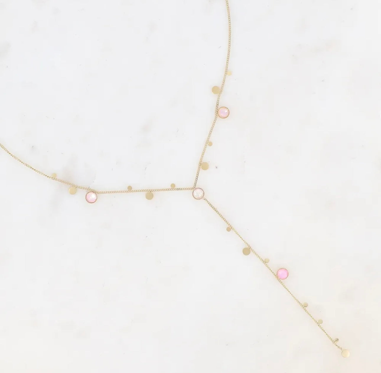 Khalissa Y Necklace Gold