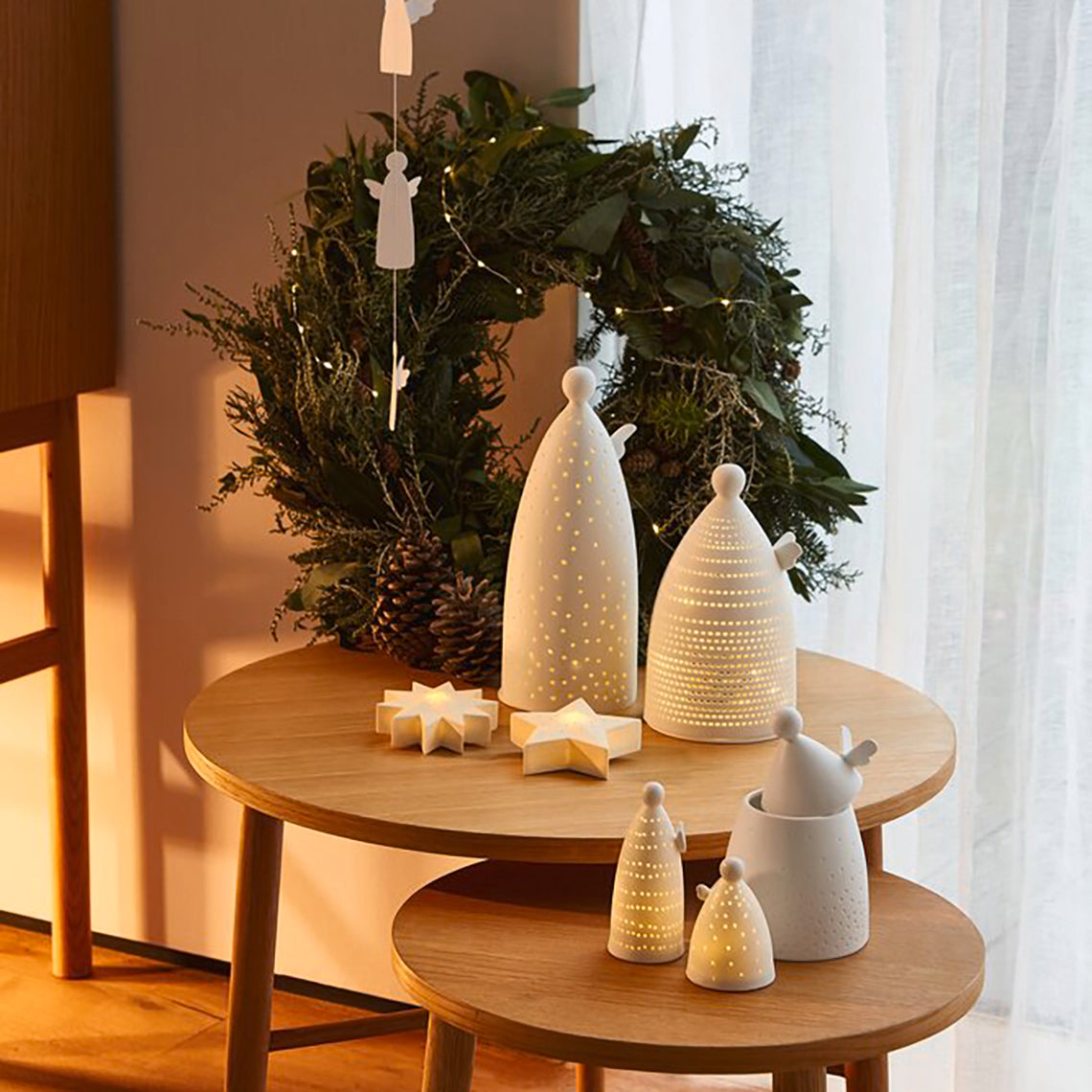 Porcelain LED with Gold Stardust