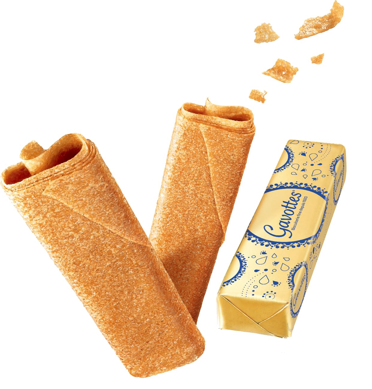 Gavottes French Crispy Crêpe Dentelle Biscuits 4.4oz