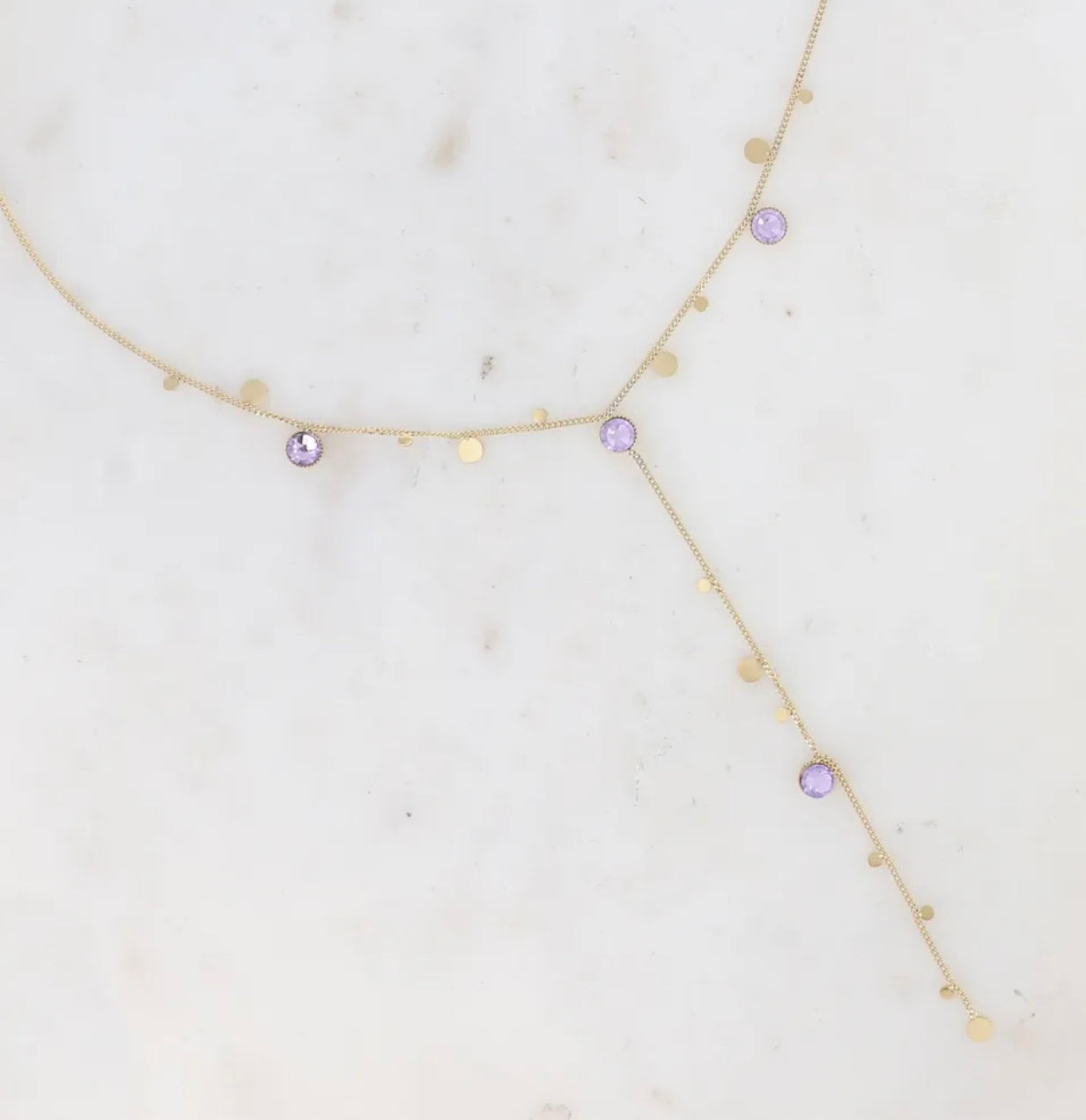Khalissa Y Necklace Gold