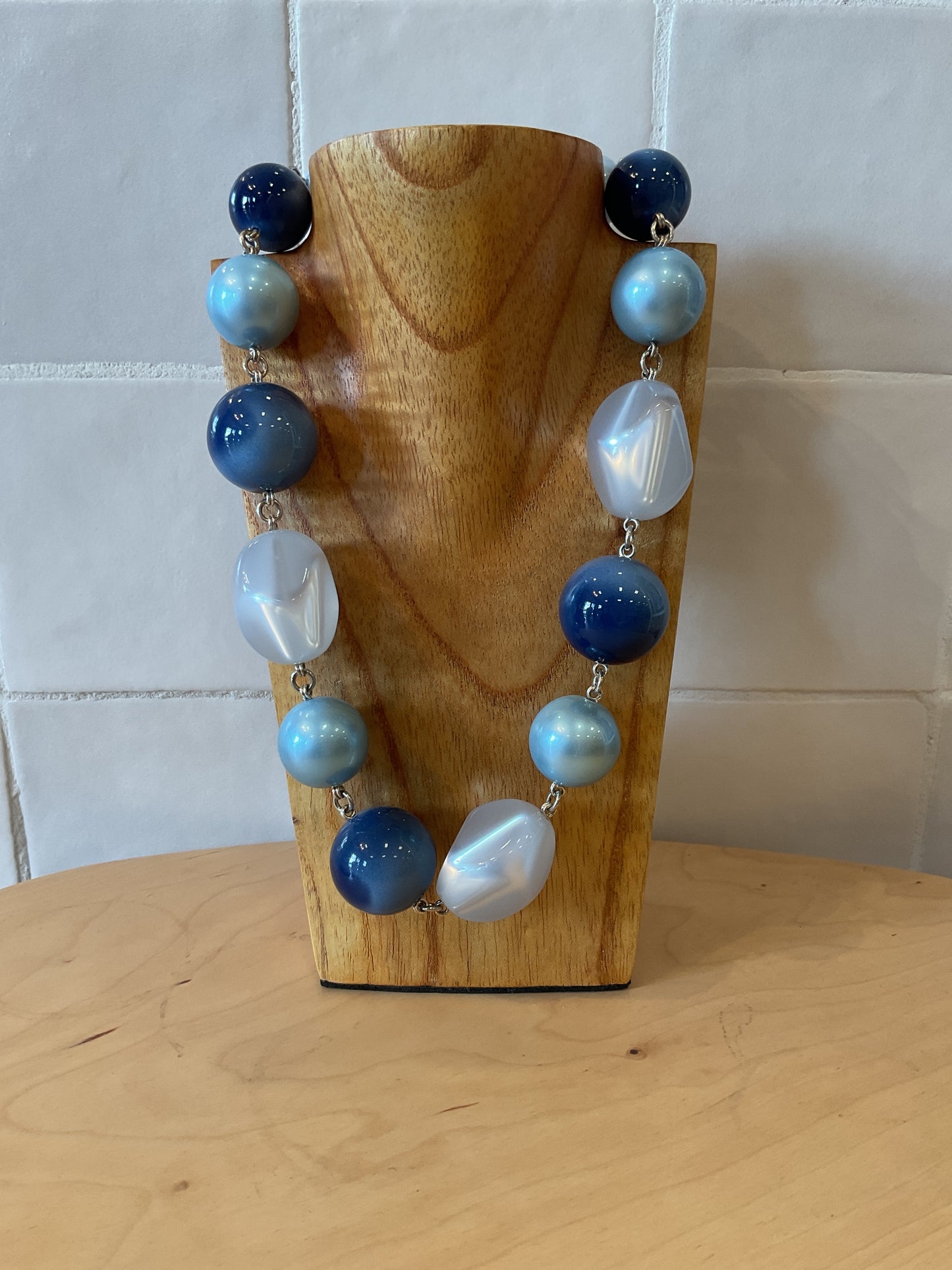 Pearl Blues Necklace - Francine Bramli