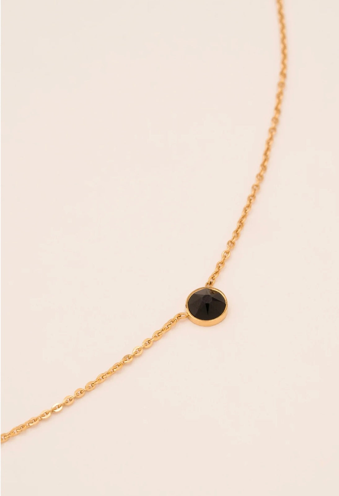 Sohan Necklace Gold Swarovski Crystal
