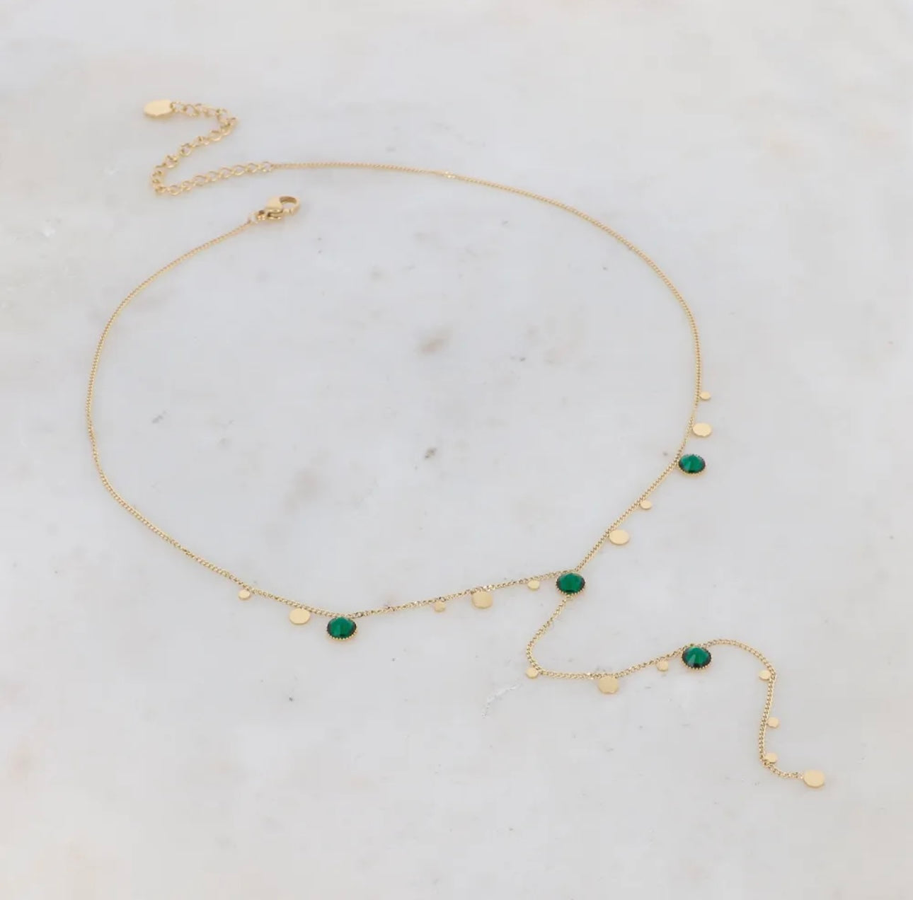 Khalissa Y Necklace Gold