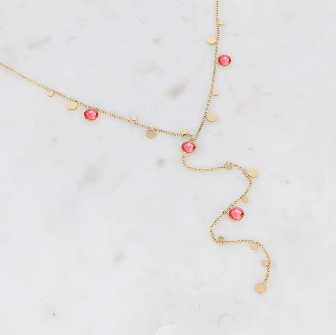Khalissa Y Necklace Gold