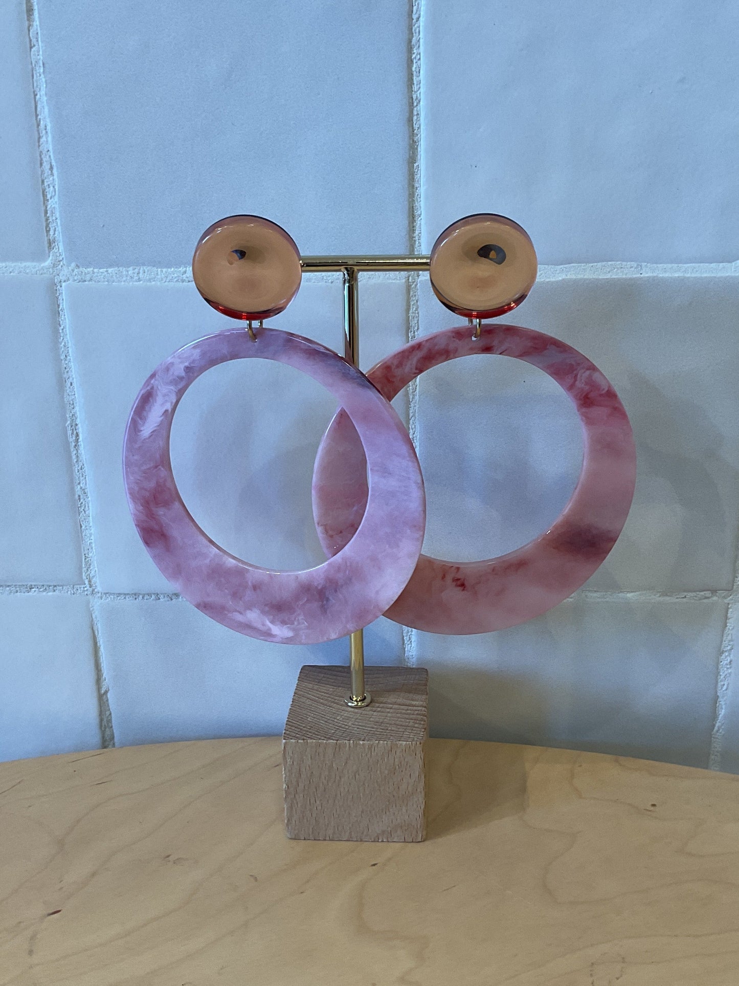 Cloe Earrings Pink