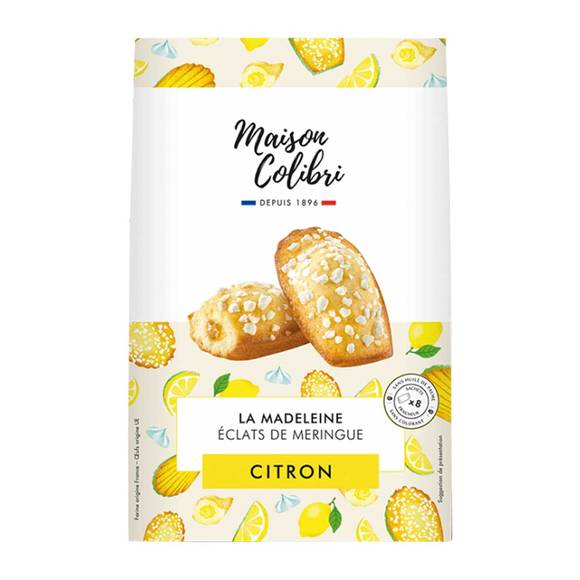French Lemon Madeleines Maison Colibri