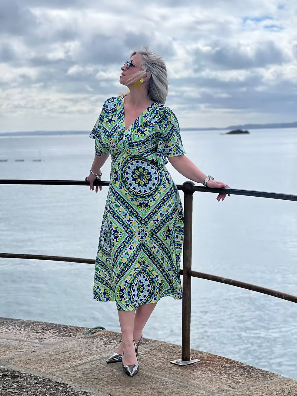 Alabama Long Dress Print