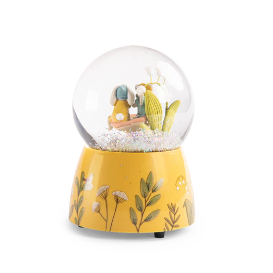 Musical Snow globe - 3 little rabbits