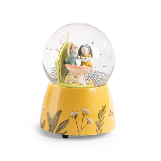 Musical Snow globe - 3 little rabbits