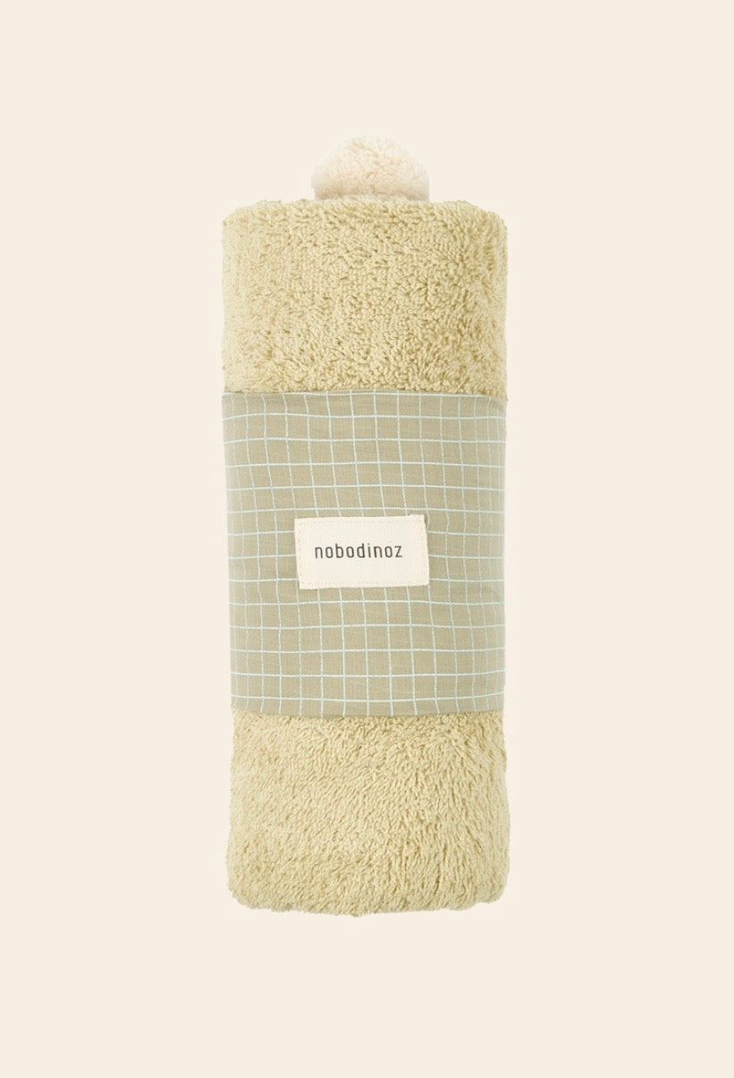 So cute Baby Bath Cape 73x73 - Green Tea