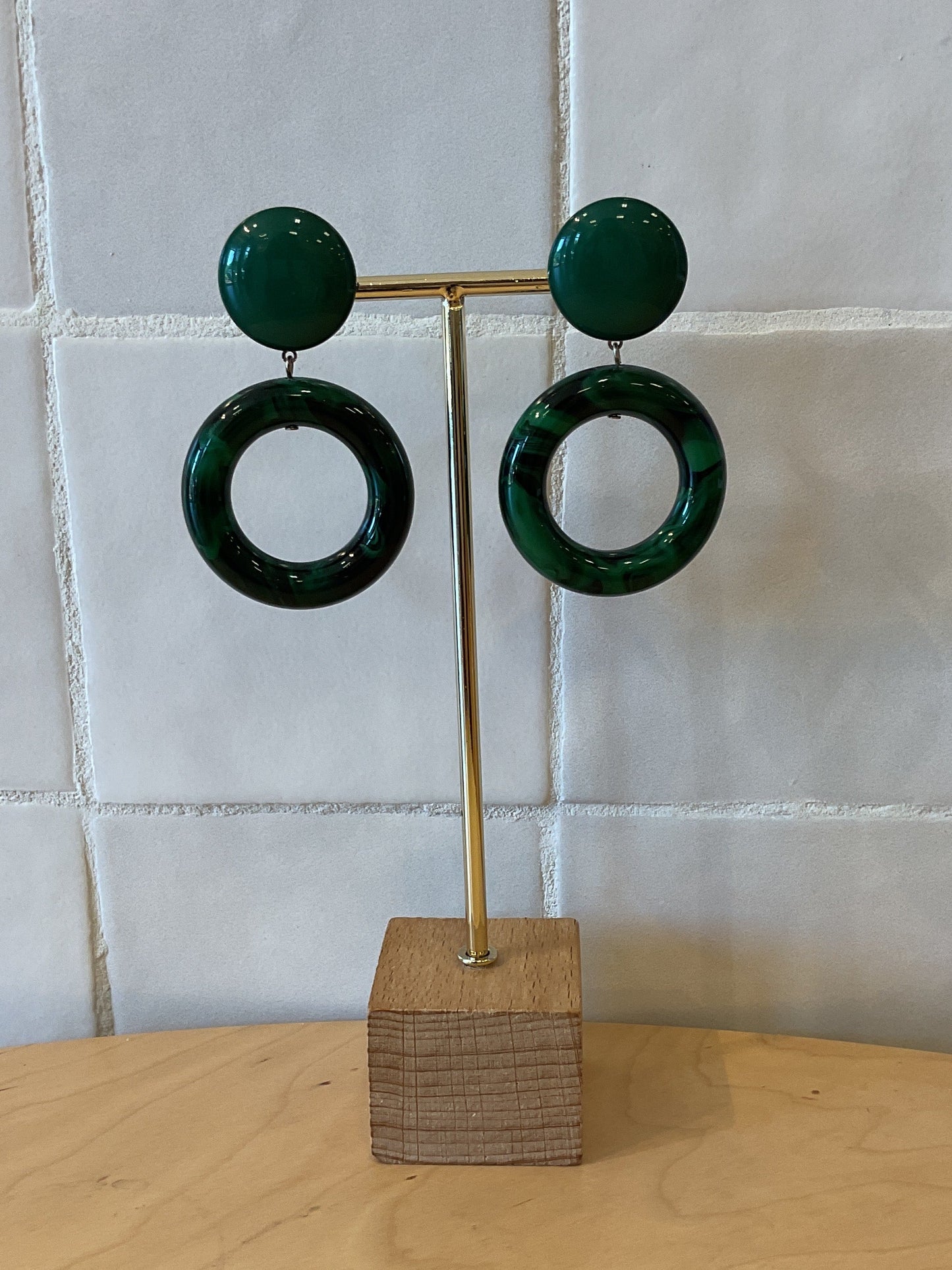 Vanille S Earrings Green