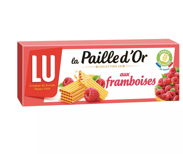 Lu Paille d'Or Raspberry Cookies 6oz
