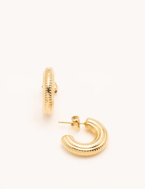 Clementina Hoop Earring Gold