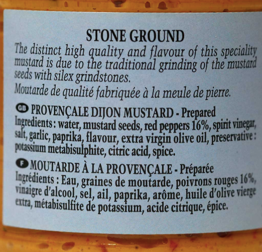 Provencal Dijon Mustard Edmond Fallot 210g