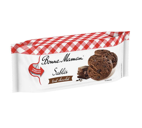 Chocolate Sablés Cookies Bonne Maman