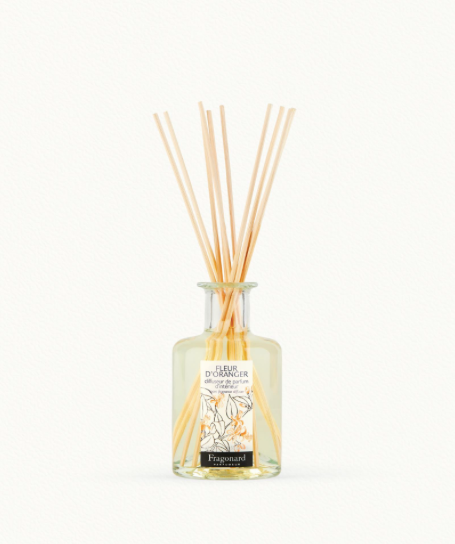 Fleur d’Oranger (Orange Blossom) Reed Room Fragrance diffuser 200ml - Fragonard