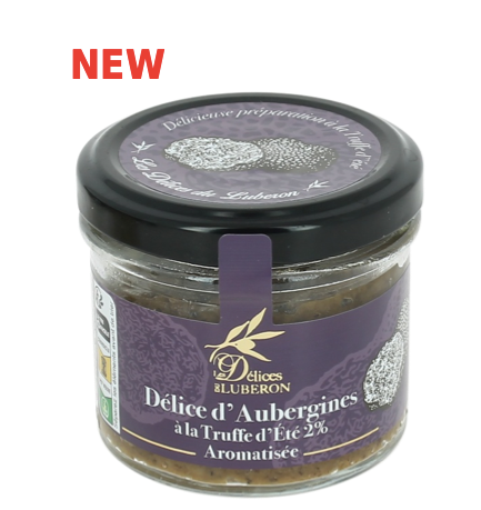Eggplant spread w/ white summer truffle 2% 90g (3.2oz) - Delices du Luberon