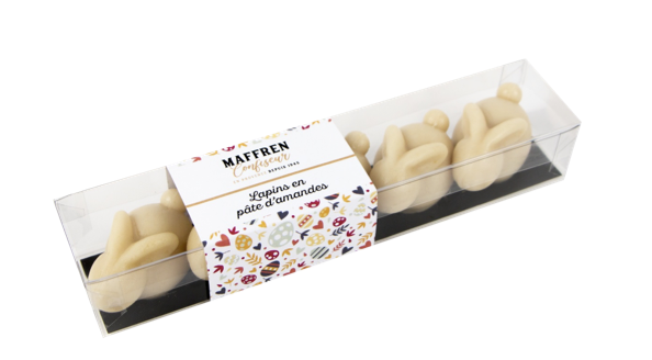 Maffren Plain Marzipan Rabbits 120g/4.2oz