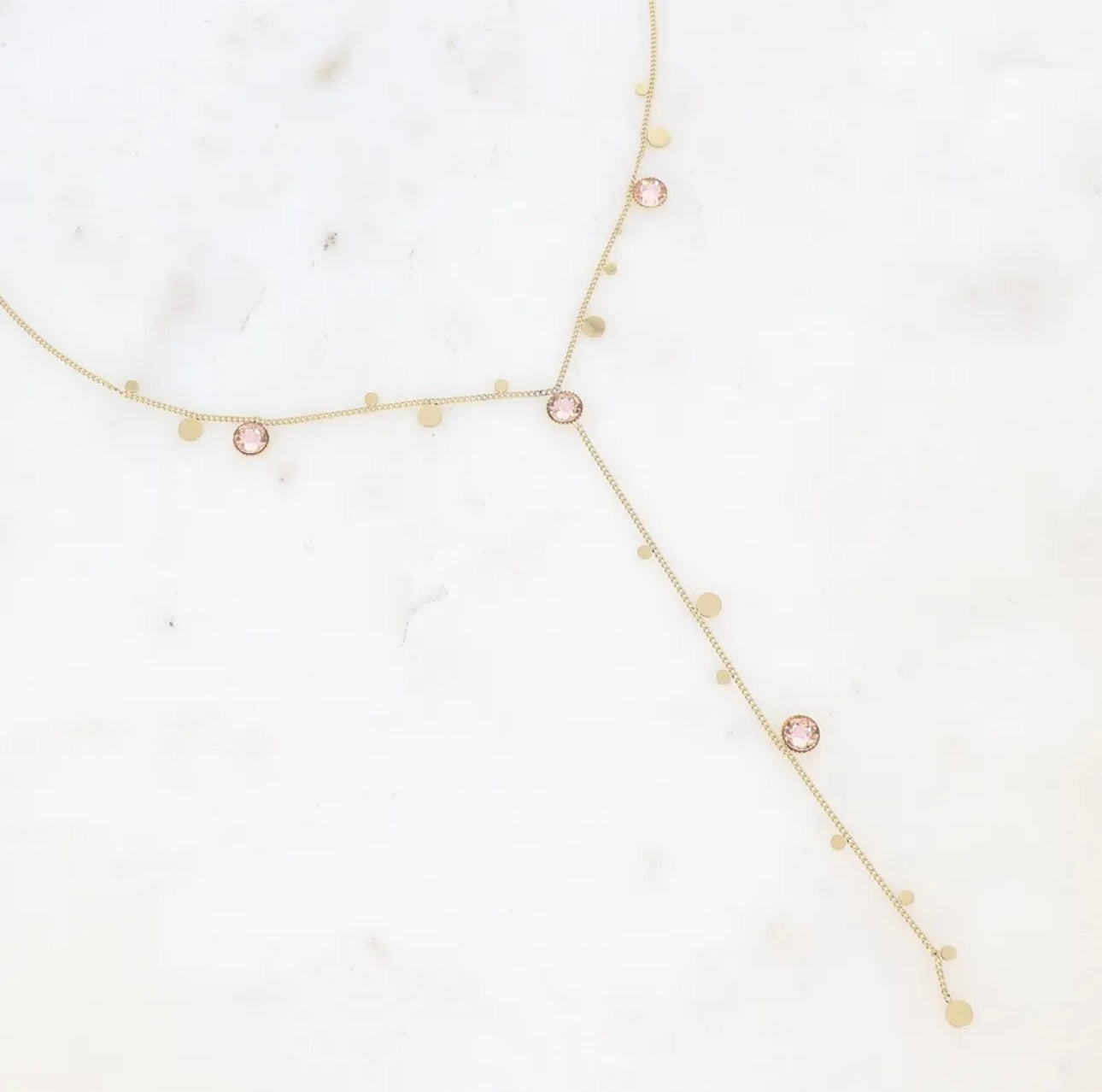 Khalissa Y Necklace Gold