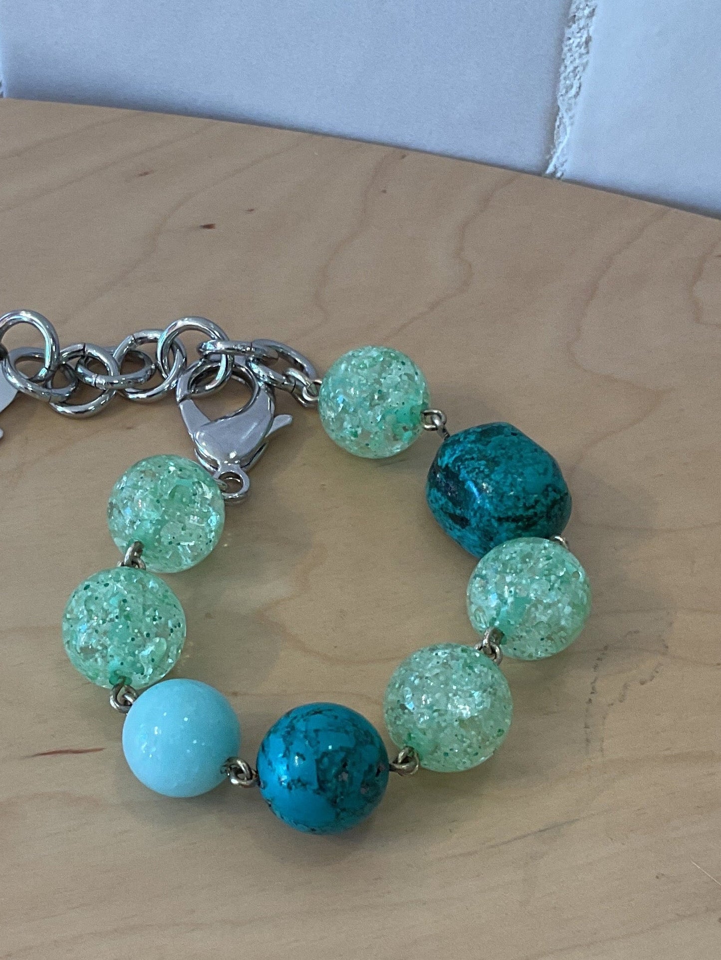 Candy Green Stone Bracelet