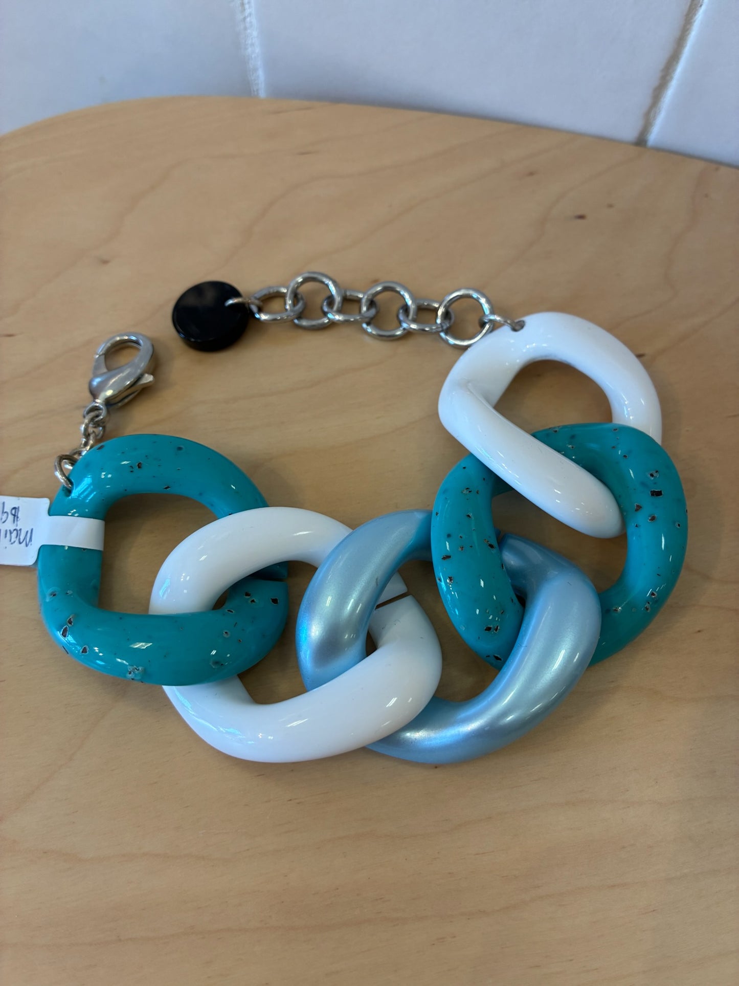 Maille Bracelet Blue & White