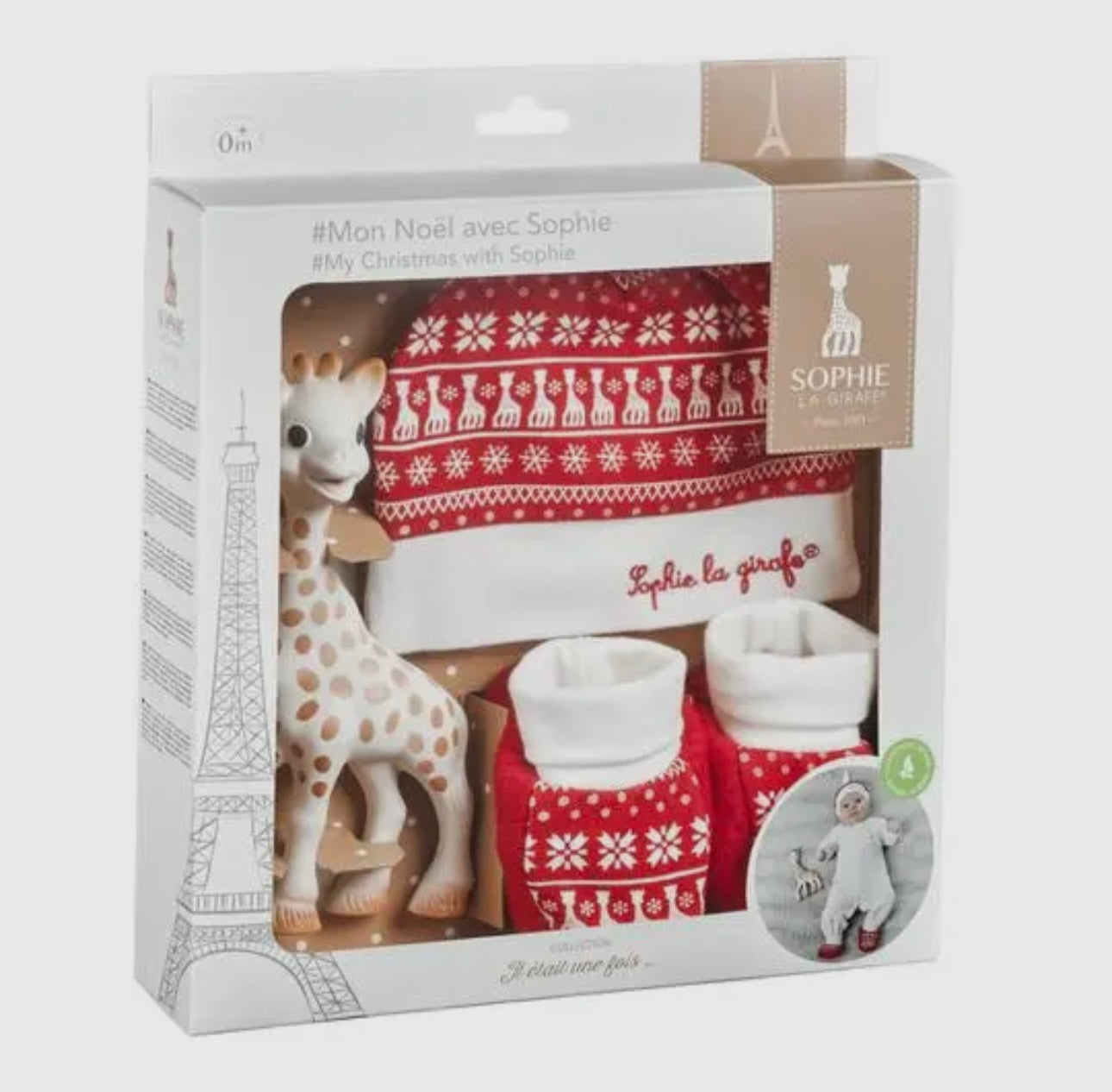 Christmas Gift Set Socks, Hat & Sophie La Girafe