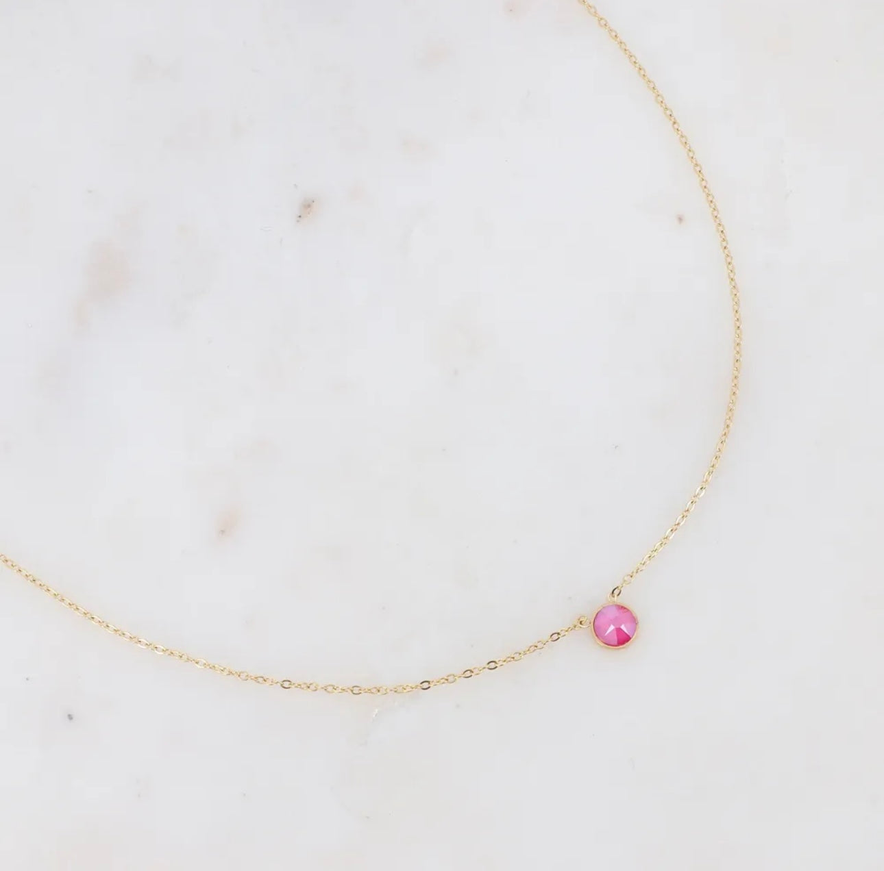 Sohan Necklace Gold Swarovski Crystal