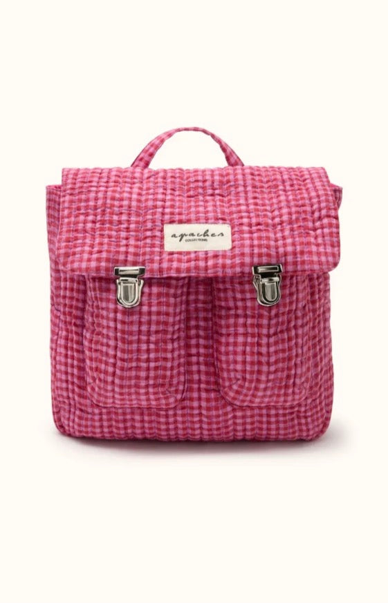 Kids Suji backpack - Khadi Fuschia